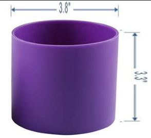 Webake round silicone cake pan (3.8x3.3-Inch)