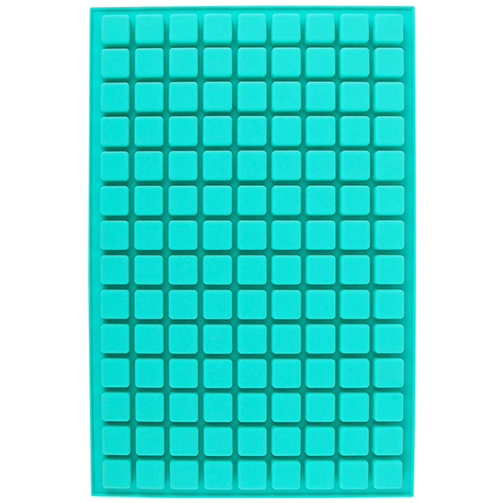 Webake 126 cavity square silicone mini gummy and pralines caramels chocolate molds