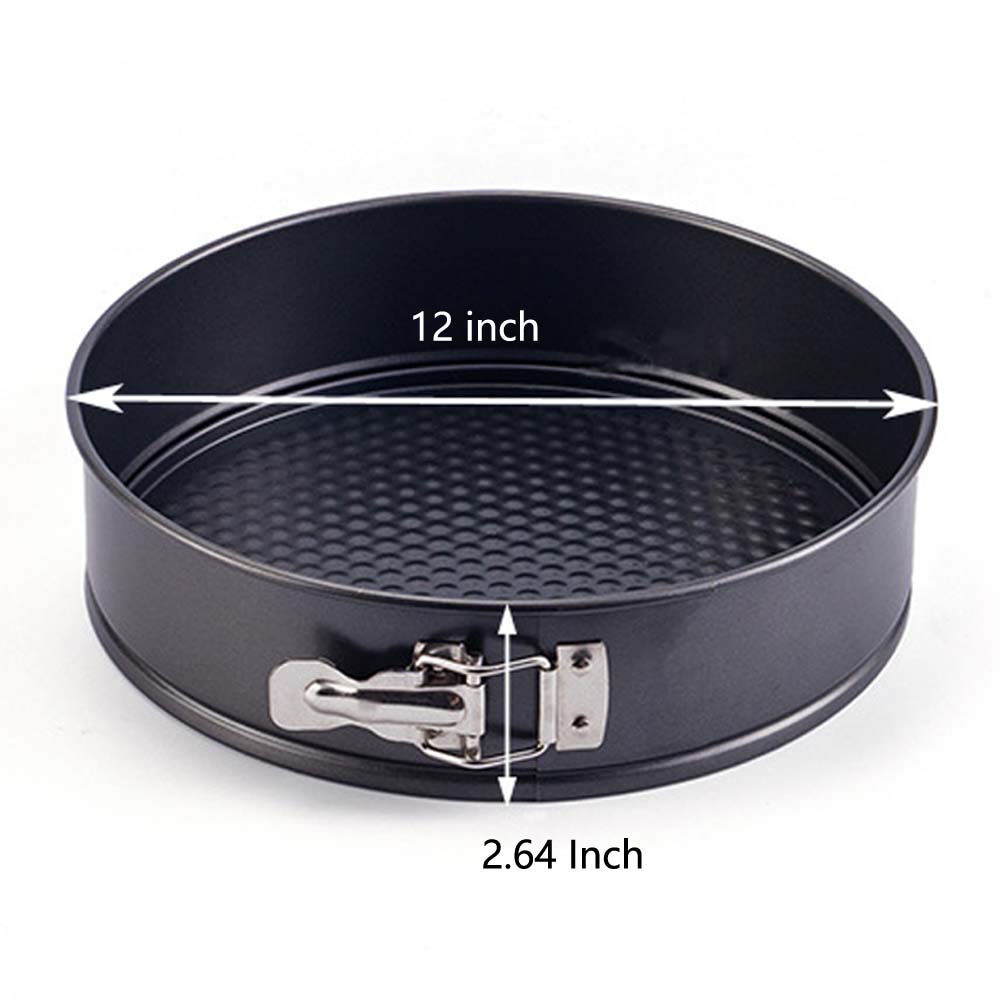Webake 10 Inch Non-Stick Leakproof Loose Removable Bottom Round Springform Pan
