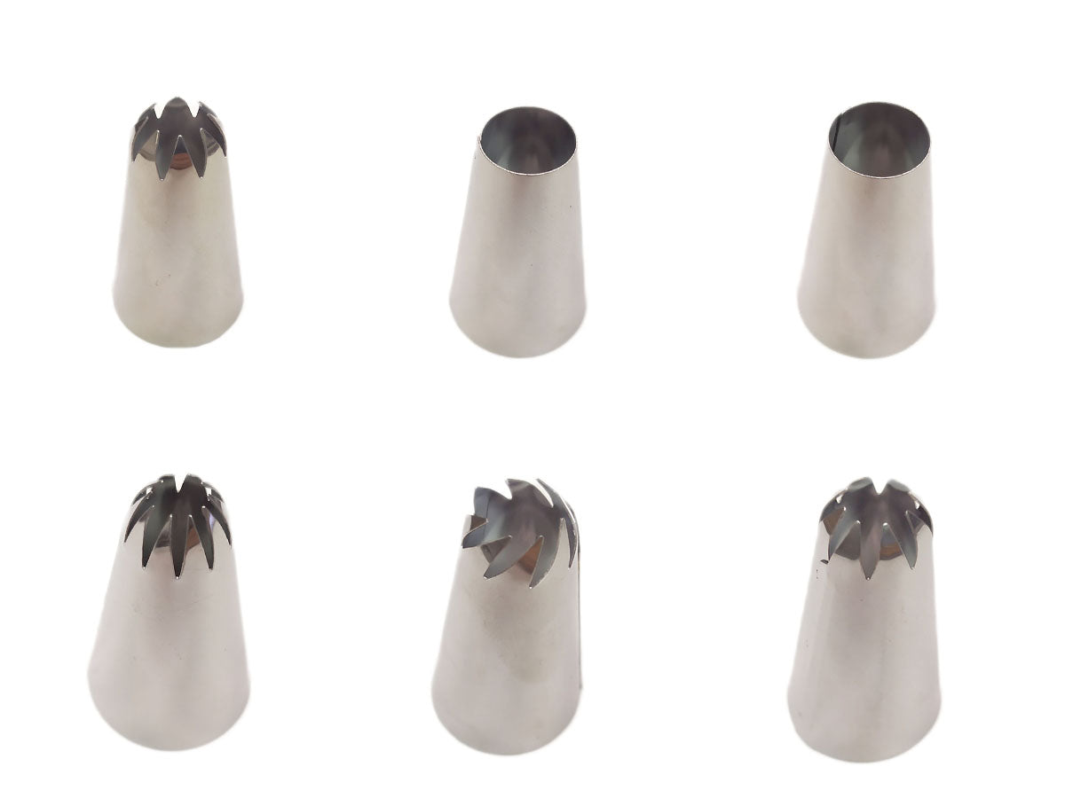 Webake 16pcs Stainless Steel Piping Nozzles
