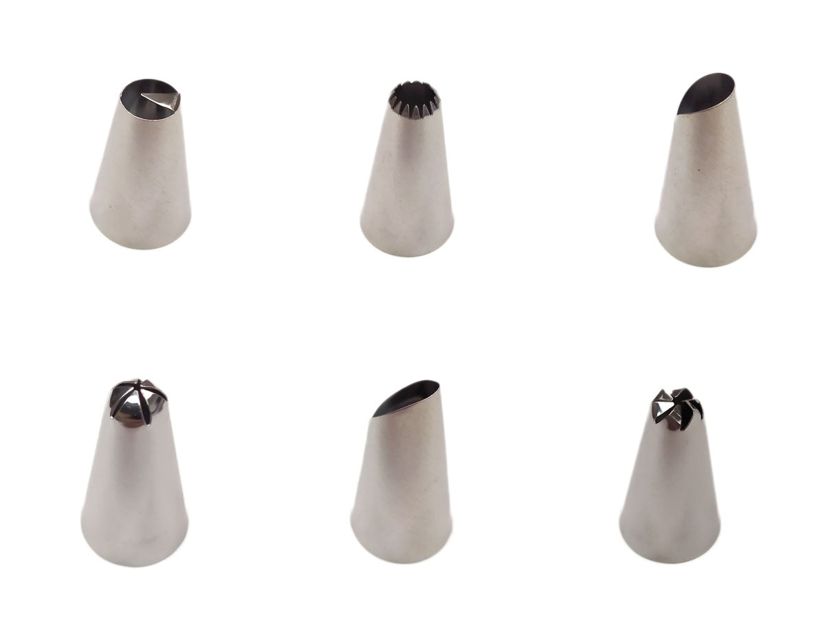 Webake 24pcs Stainless Steel Cake Decorating Tips