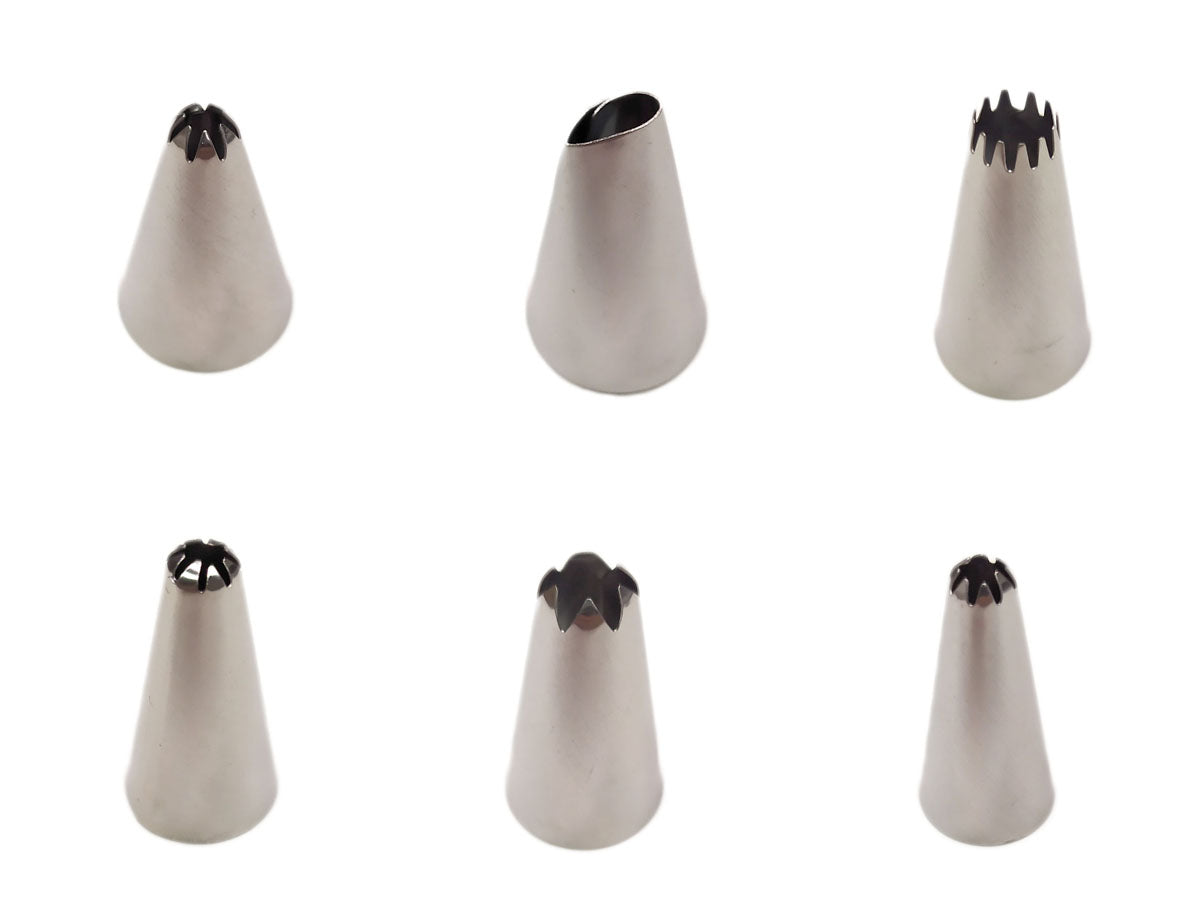 Webake 24pcs Stainless Steel Cake Decorating Tips