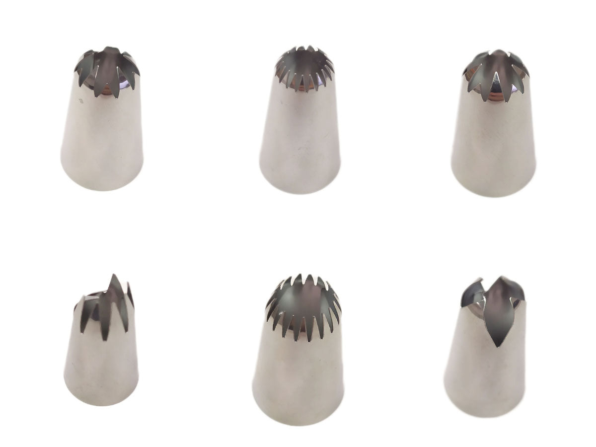 Webake 16pcs Stainless Steel Piping Nozzles
