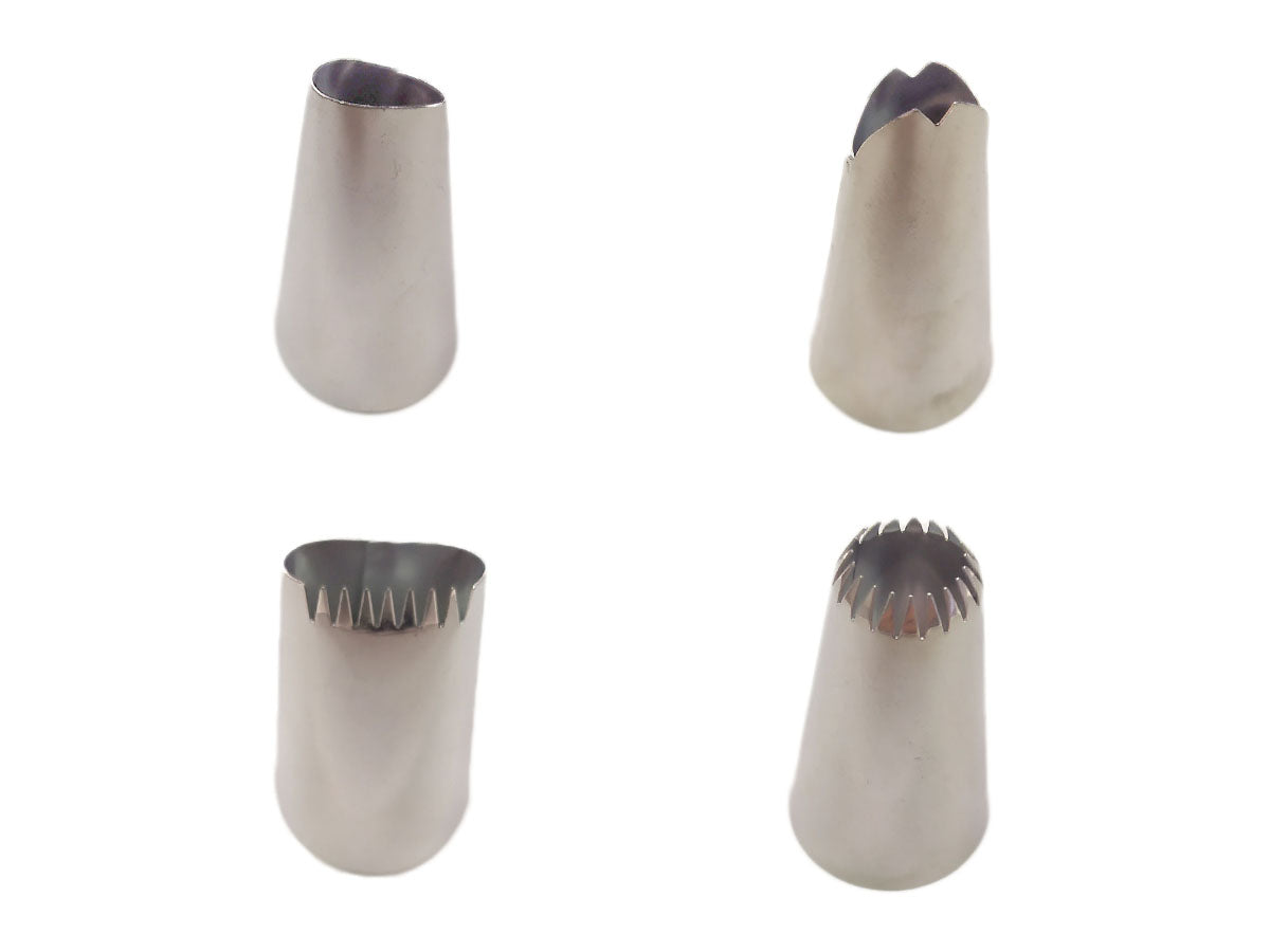 Webake 16pcs Stainless Steel Piping Nozzles