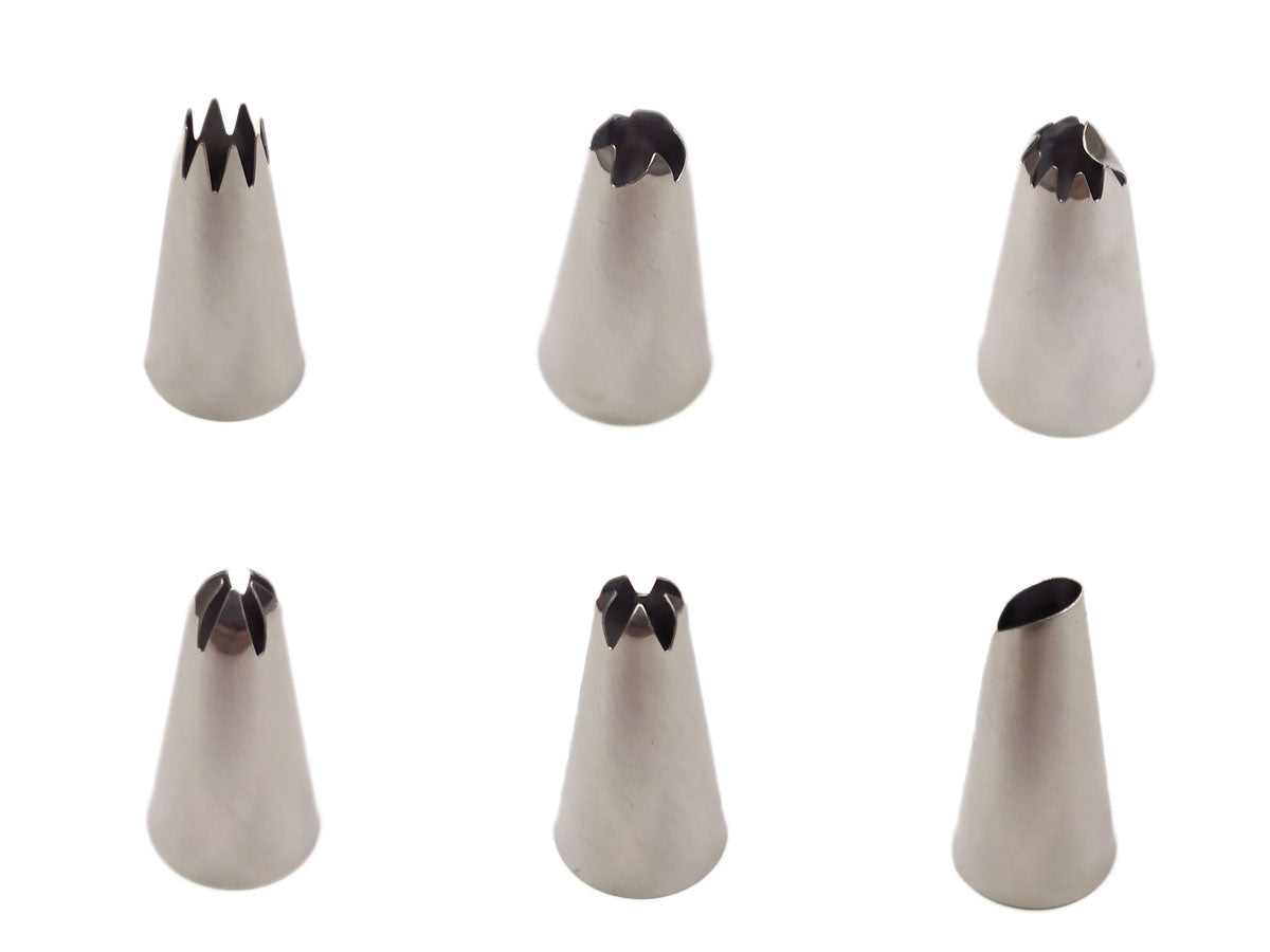 Webake 24pcs Stainless Steel Cake Decorating Tips