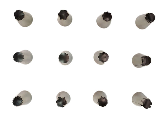 Webake 12pcs Cake Decorating Piping Tips
