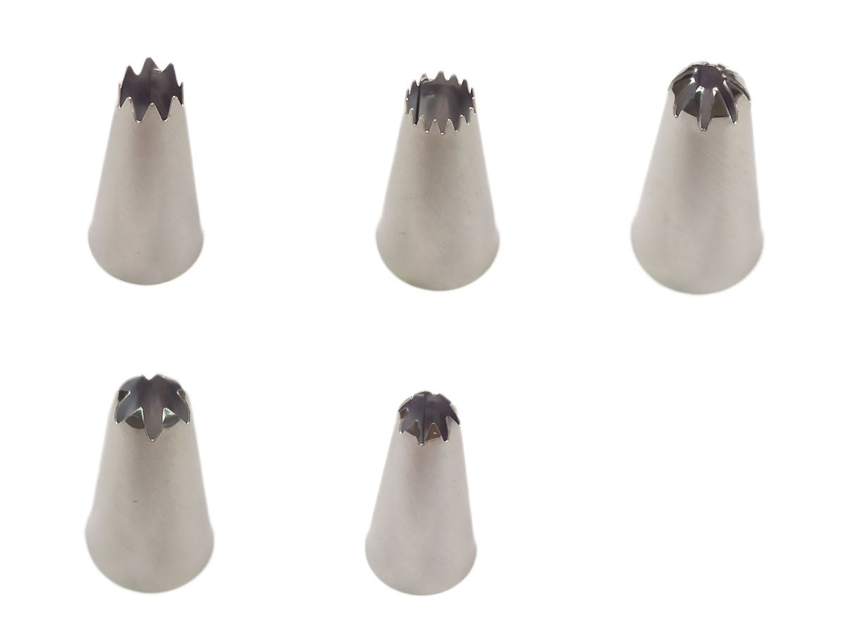 Webake 24pcs Stainless Steel Decorative Cupcake Frosting Tips
