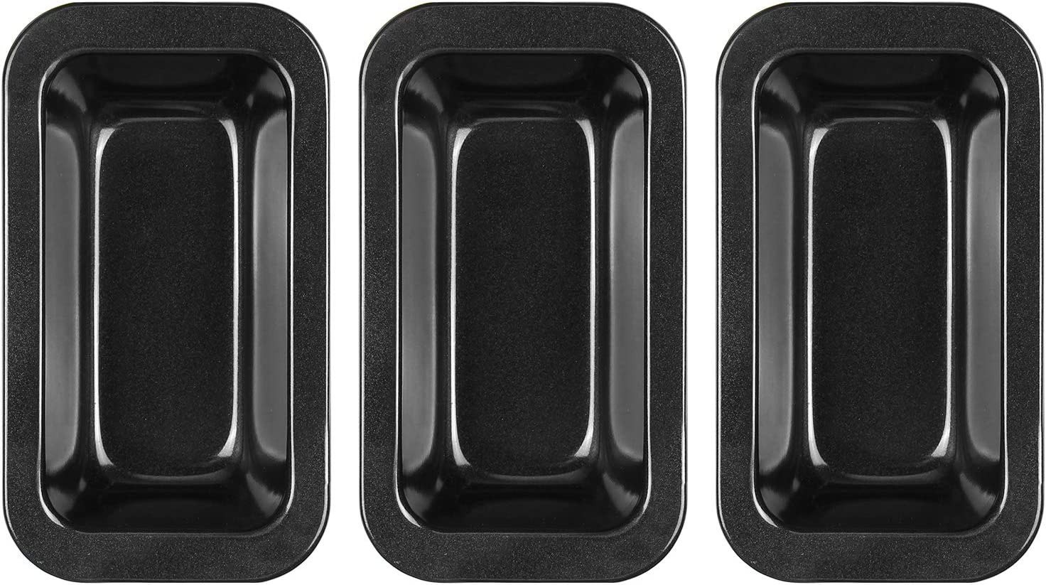 HONGBAKE Mini Loaf Pan for Baking Bread, 6 x 3.3 x 2 In Nonstick Small –  JandWShippingGroup