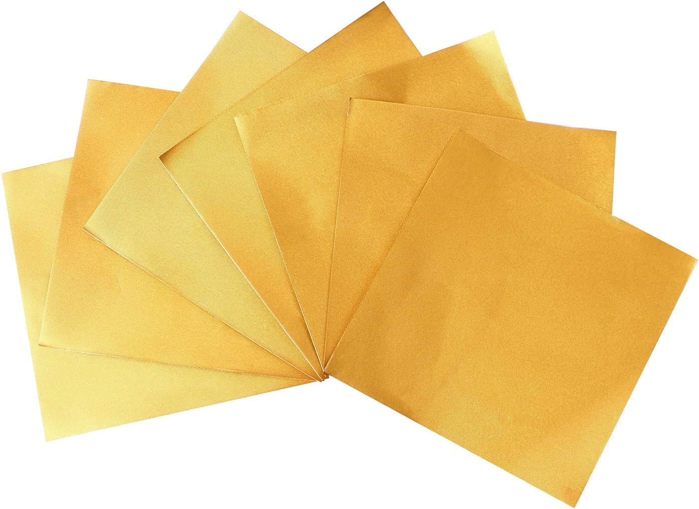 6x6 inch Gold Foil Candy Wrappers