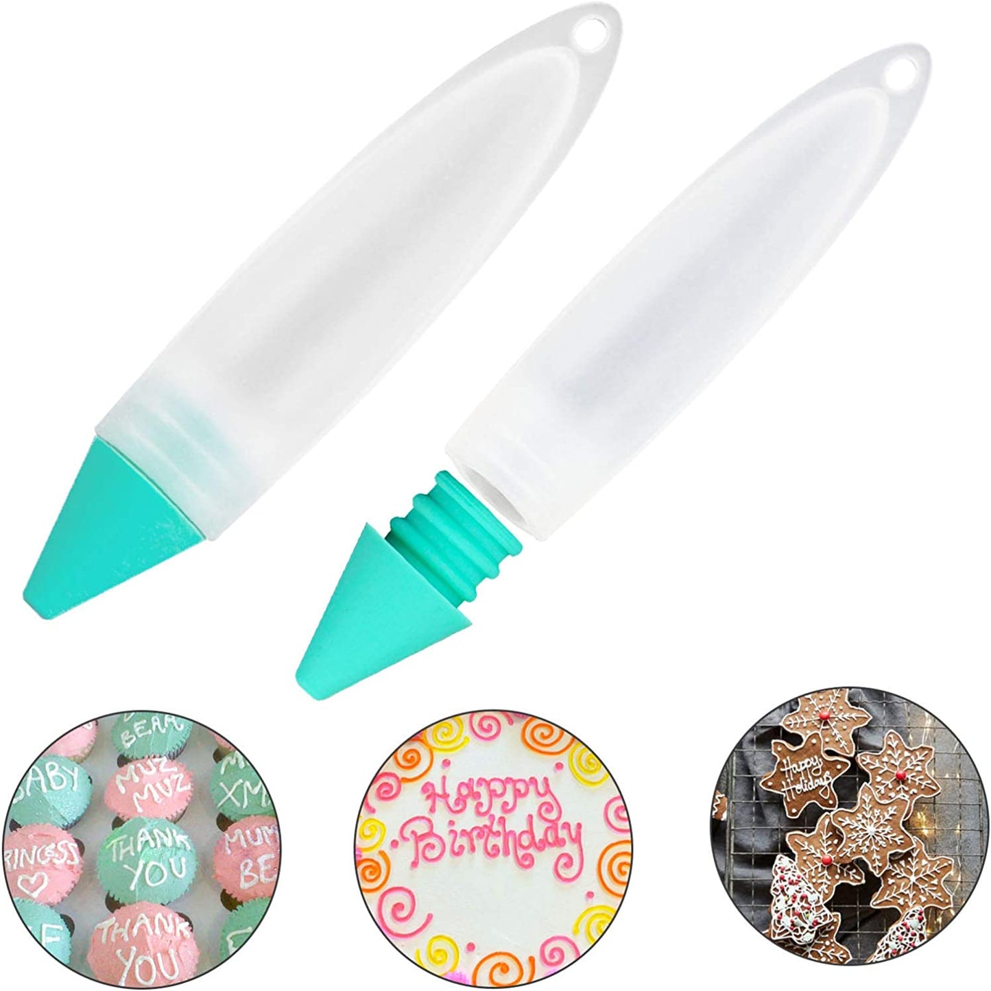 Webake Silicone 2 Pack Cake Baking Decorating Pens