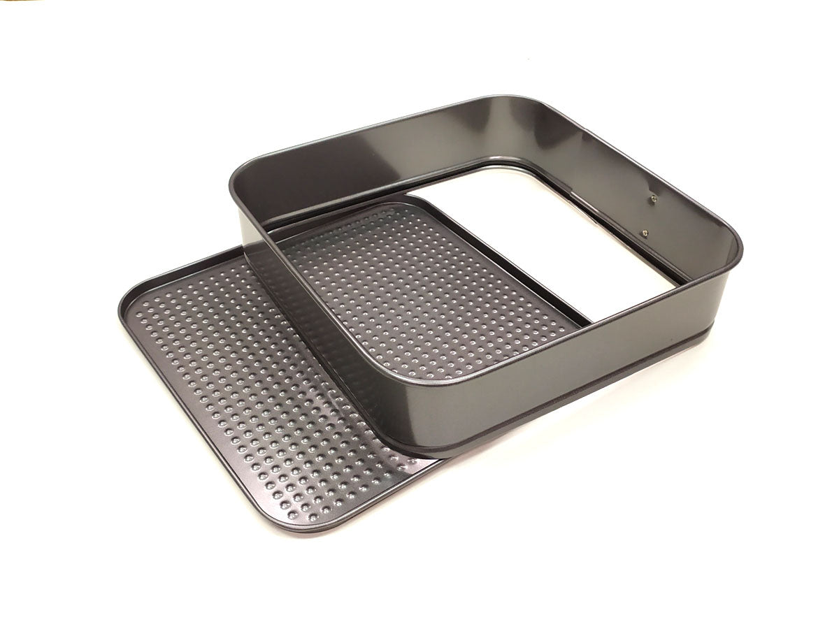 Webake Square 10 Inch Springform Pan with Removable Bottom