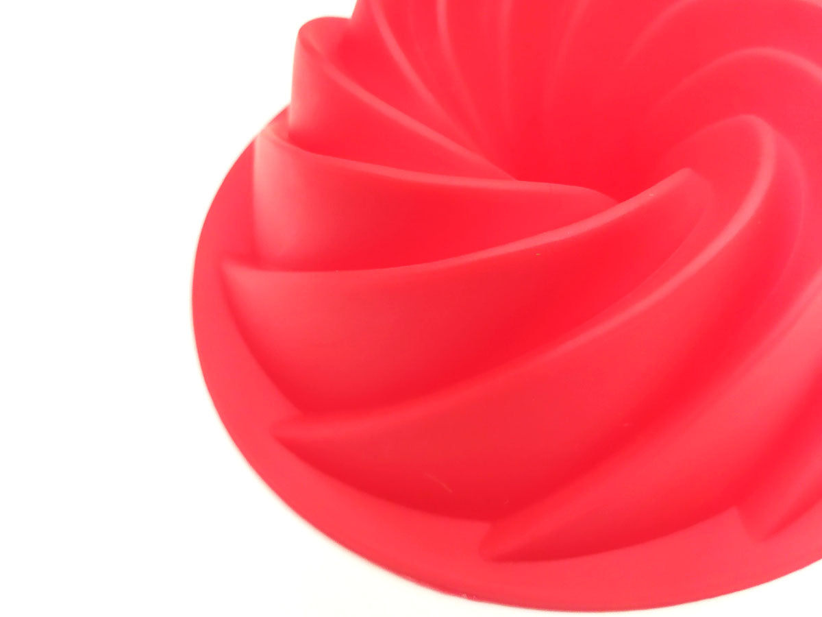 Wbake 4.2 Inch Non Stick Silicone Mini Bundt Cake Pan
