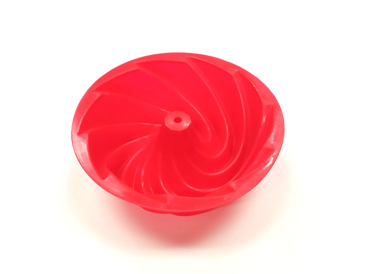 Wbake 4.2 Inch Non Stick Silicone Mini Bundt Cake Pan