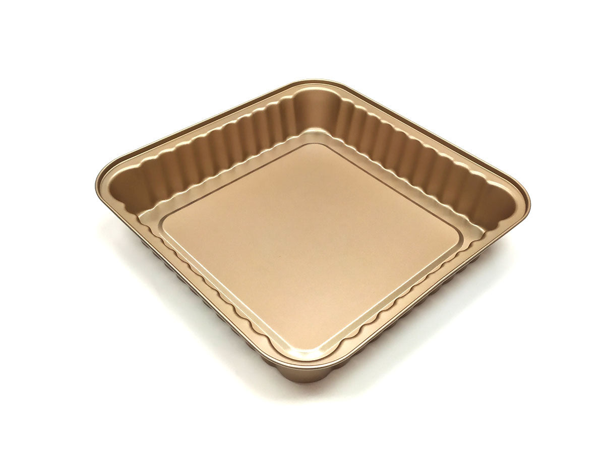 Webake 10x10 Inches Steel Square Cake Baking Pan