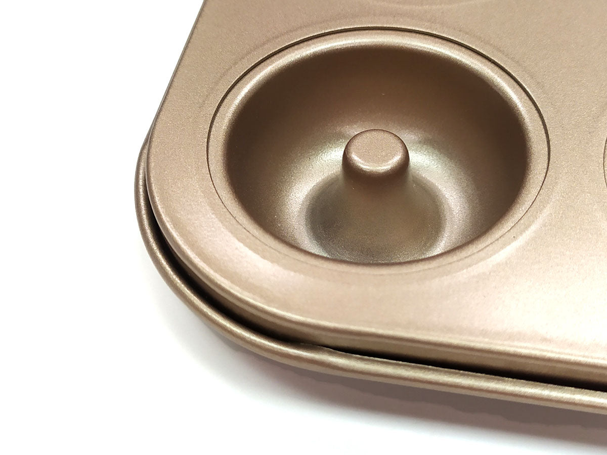 Webake 12 Cavity Carbon Steel 10" Donut Pan