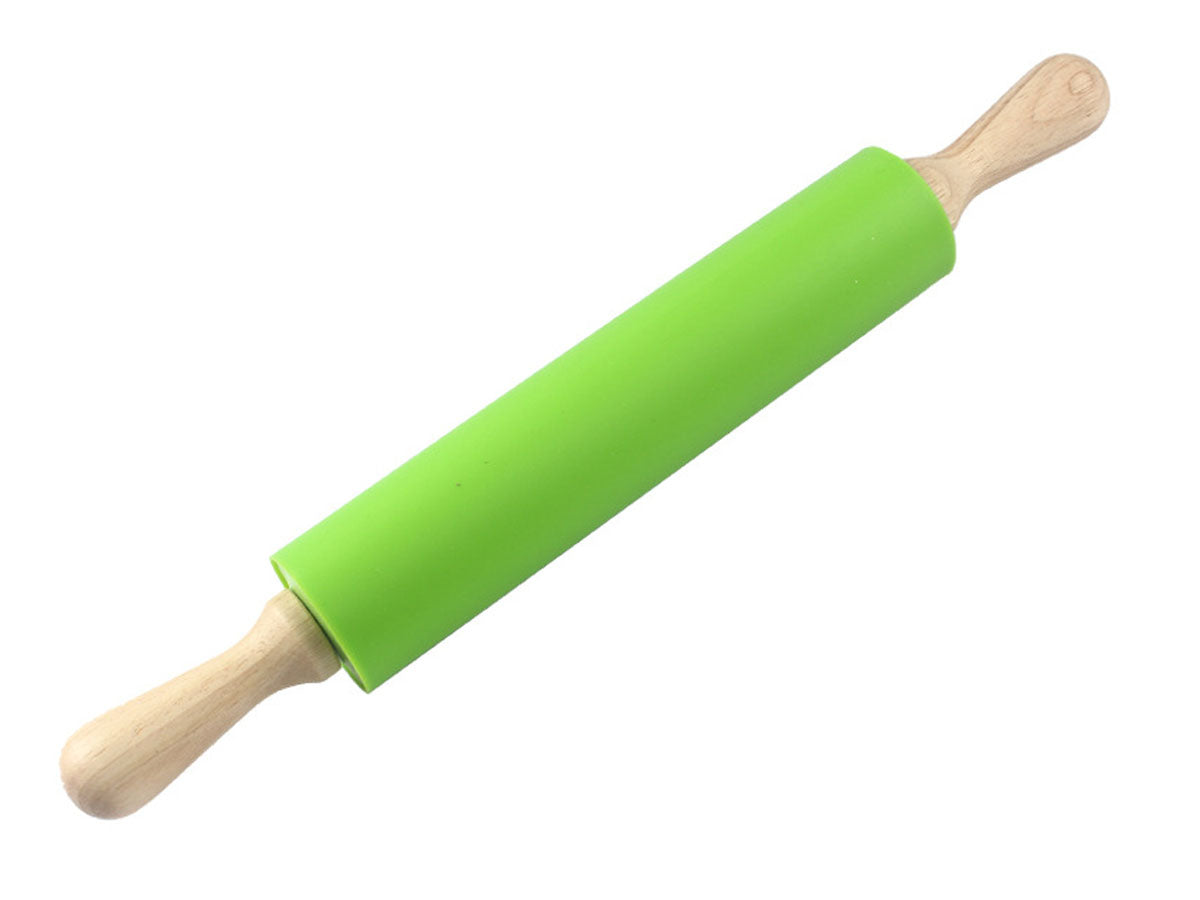 Webake 17 Inch Wooden Handle Non Stick Surface The Rolling Pin