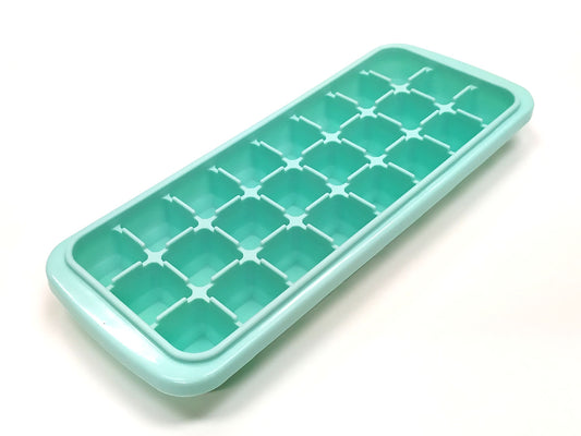 Webake 24 Cavity Rectangle Silicone Ice Cube Trays with Lid