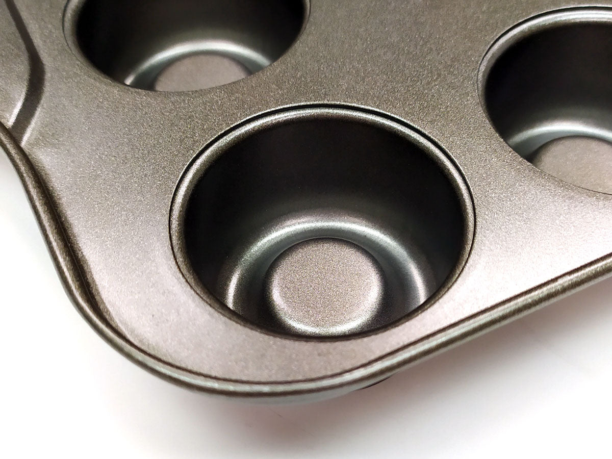 Webake 24 Cavity Steel Premium Non Stick Muffin Plate