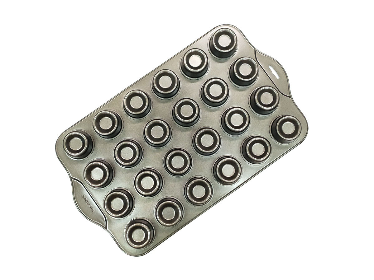 Webake 24 Cavity Steel Premium Non Stick Muffin Plate