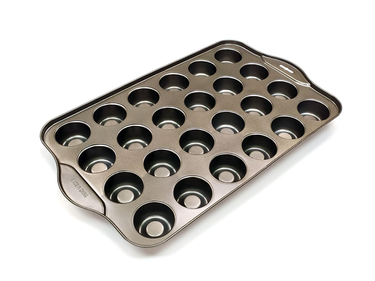 Webake 24 Cavity Steel Premium Non Stick Muffin Plate