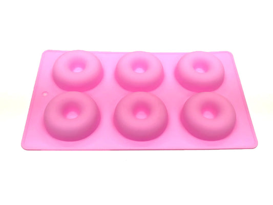 Webake 6 Cavity 11.4 Inch Silicone Donut Baking Pan