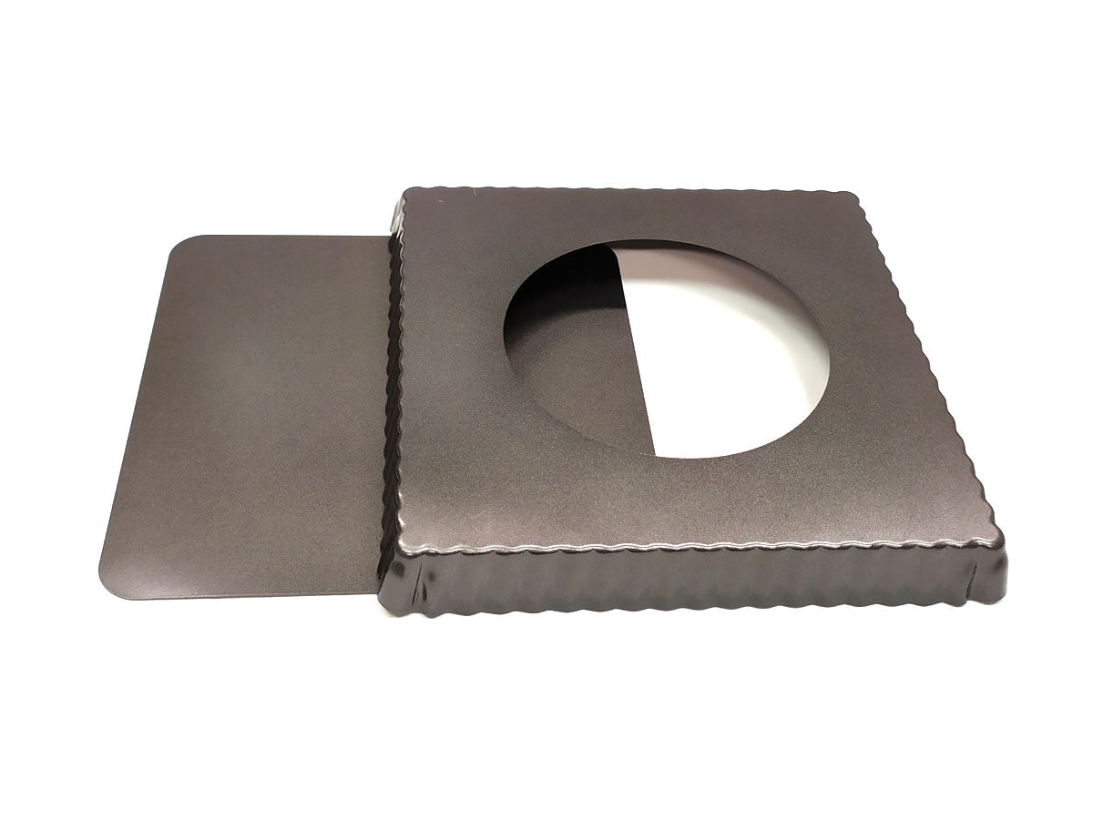 Webake 8x8 Inch Square Tart Pan with Removable Bottom