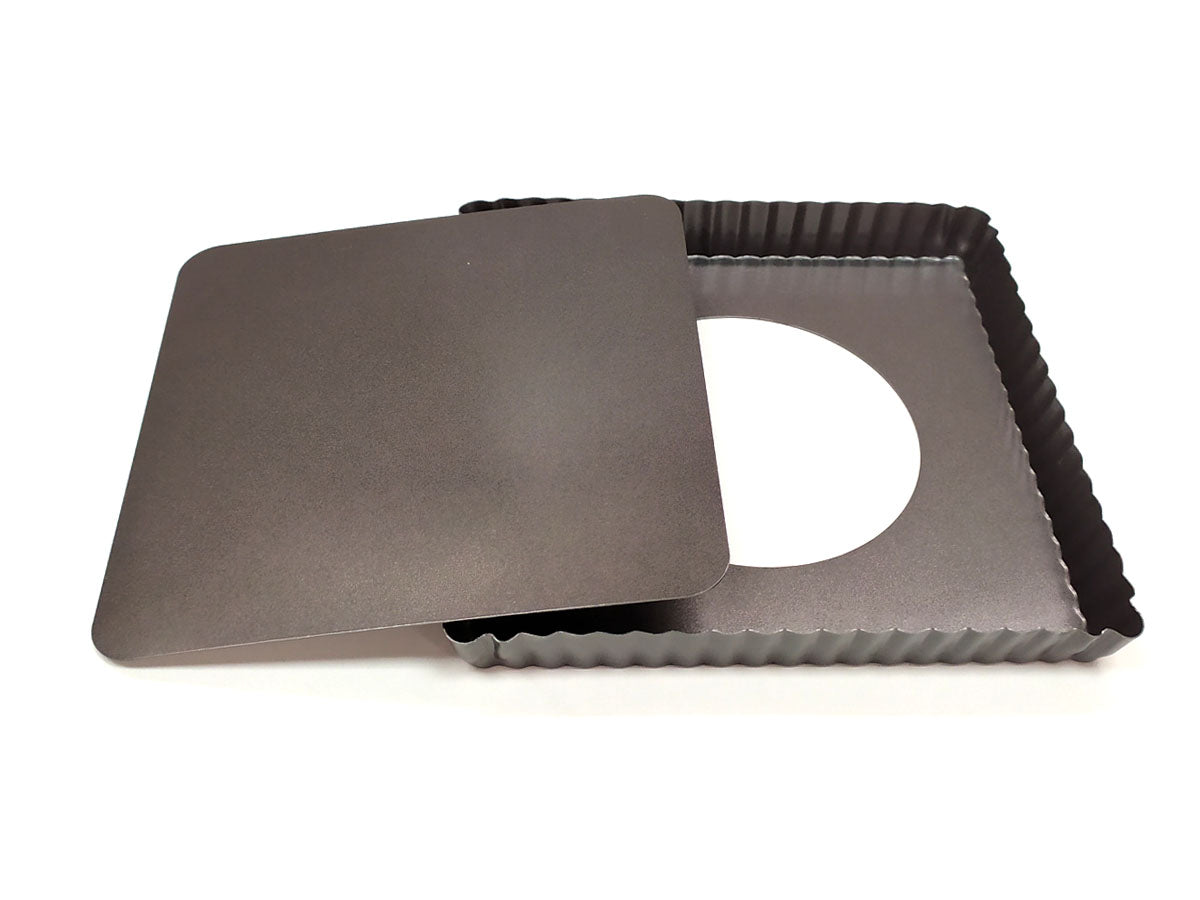 Webake 8x8 Inch Square Tart Pan with Removable Bottom
