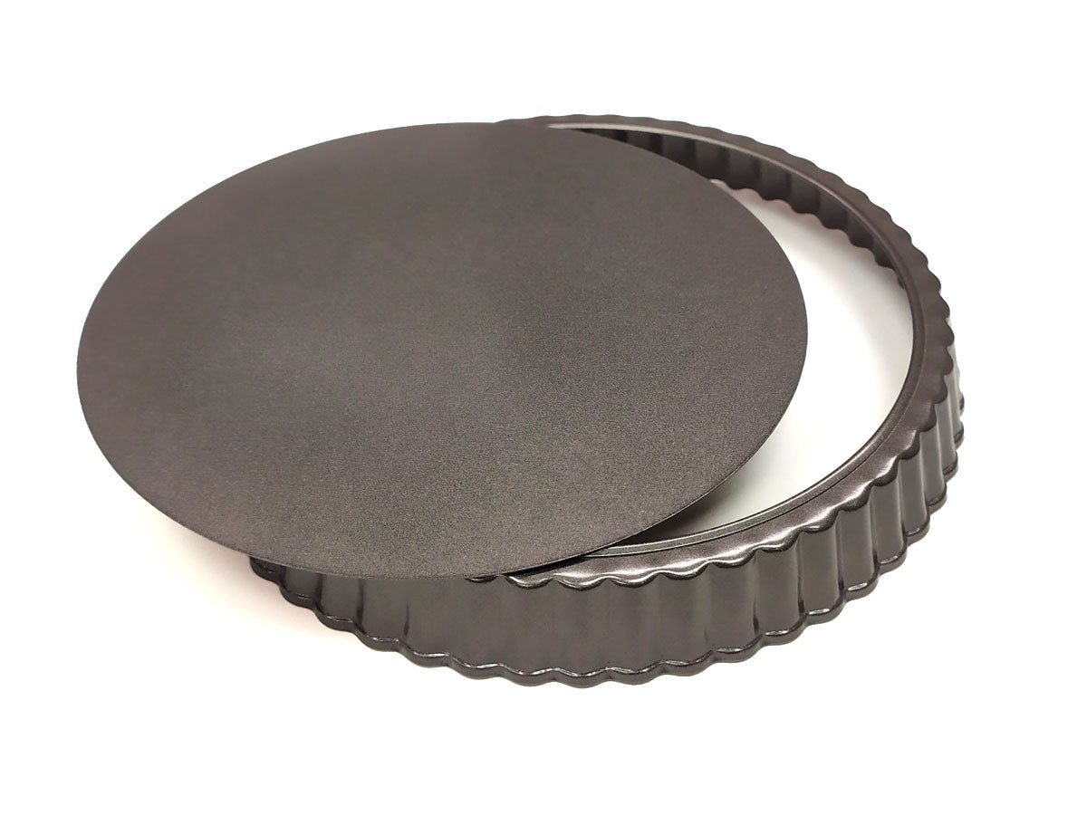 Webake 8.5 Inch Non-Stick Removable Bottom Round Tart Pan