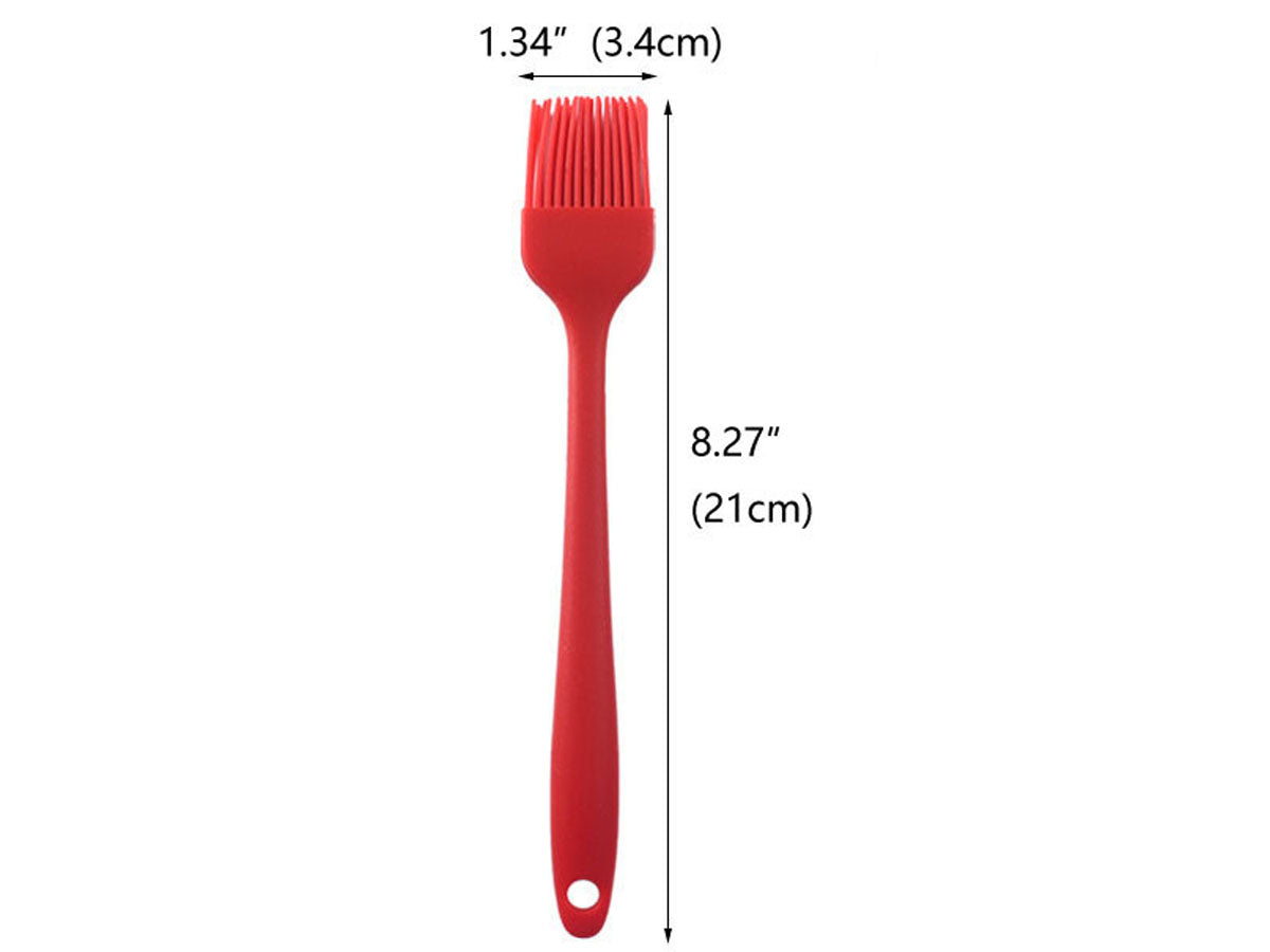 Webake Heat Resistant Silicone Scraper Spatula Brush (8.27"x1.34")