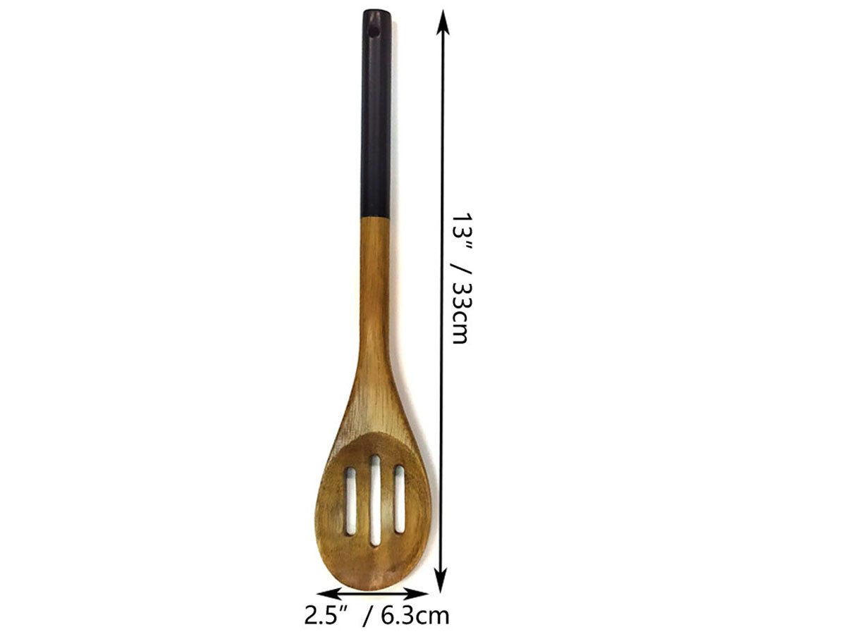 Webake Non Stick Wooden Filter Spoon Kitchen Utensils Cooking Set