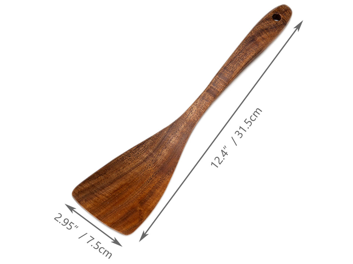 Webake Non Stick Wooden Kitchen Utensils Frying Spatula