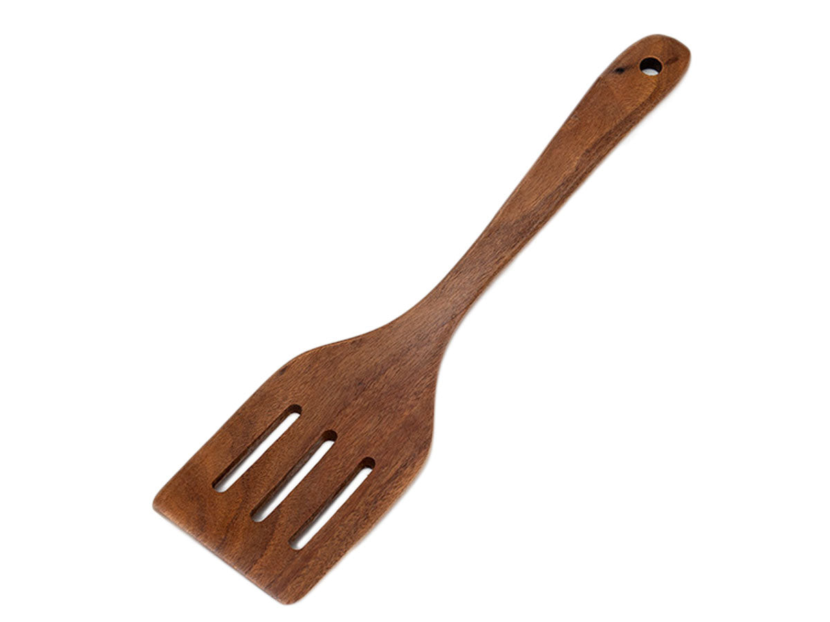 Webake Non Stick Wooden Kitchen Utensils Slotted Spatula