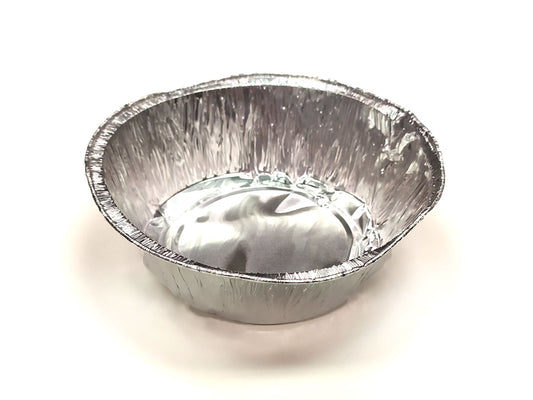 Webake Round Disposable Foil Pans with Lids (25pcs)