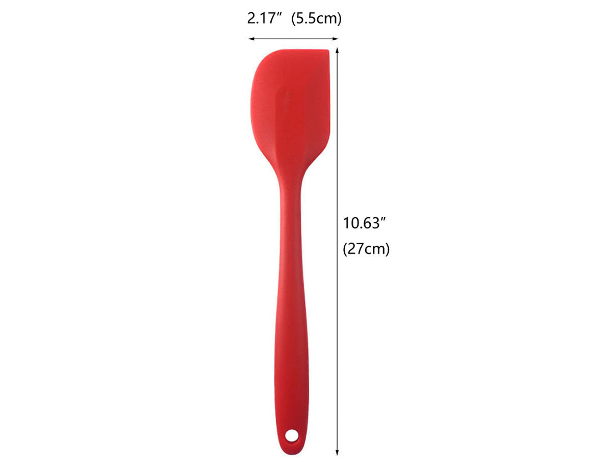 Webake Seamless Food Grade Rubber Silicone Flat Spatula (10.63"x2.17")