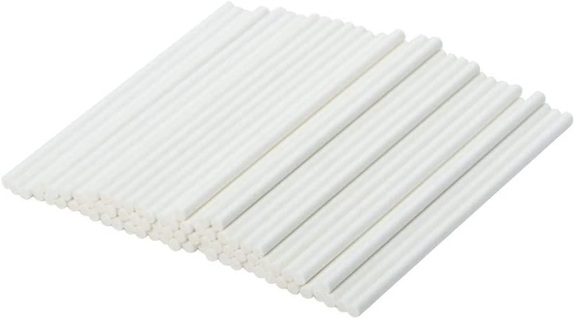 Webake Silicone Chocolate Hard Lollipop Candy Molds (3 Pack,100 Paper Sticks)