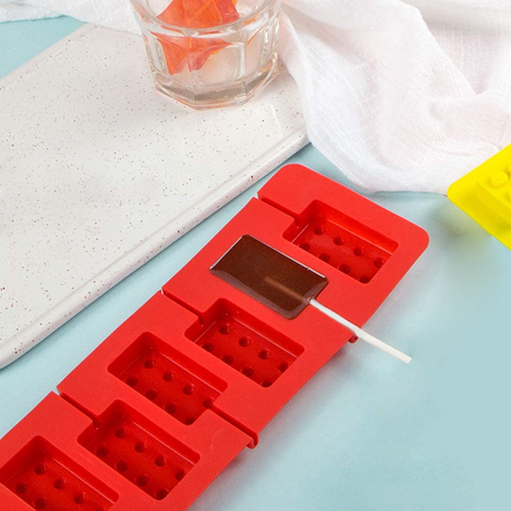 Webake Silicone Chocolate Hard Lollipop Candy Molds (3 Pack,100 Paper Sticks)