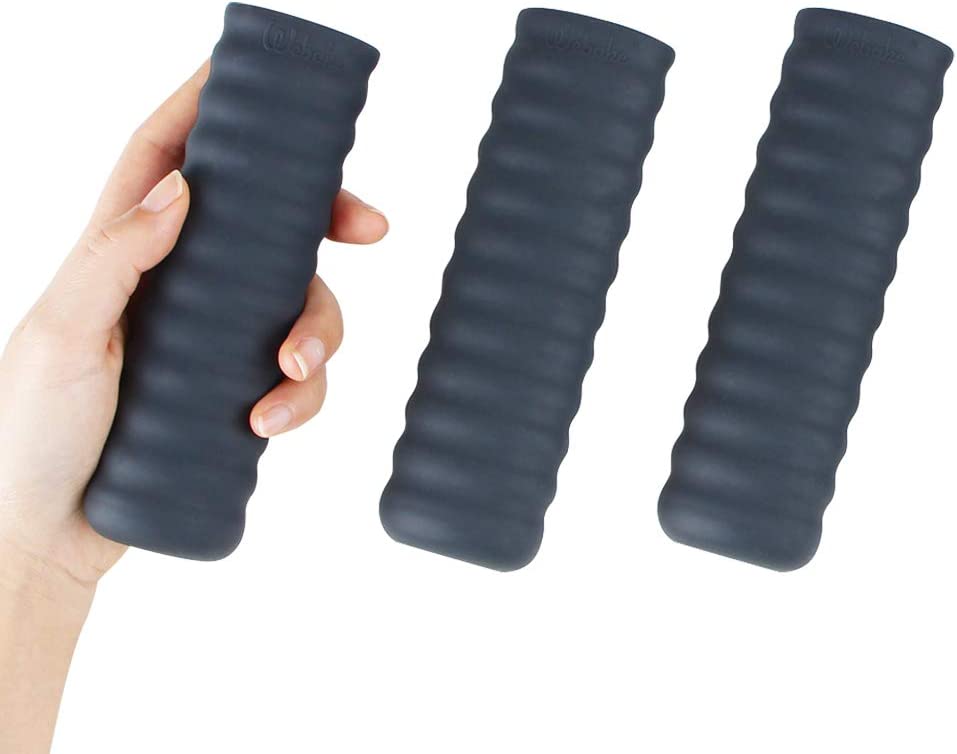 Webake black silicone hot handle cover holder sleeve (3 Pack)