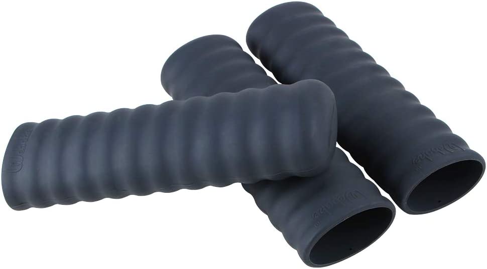Webake black silicone hot handle cover holder sleeve (3 Pack)