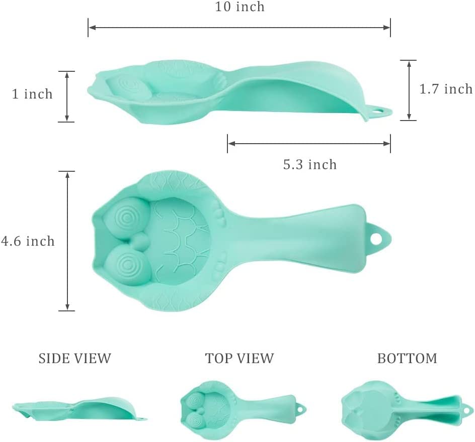 Webake silicone spoon rest owl shape cooking holder (2 Pack)