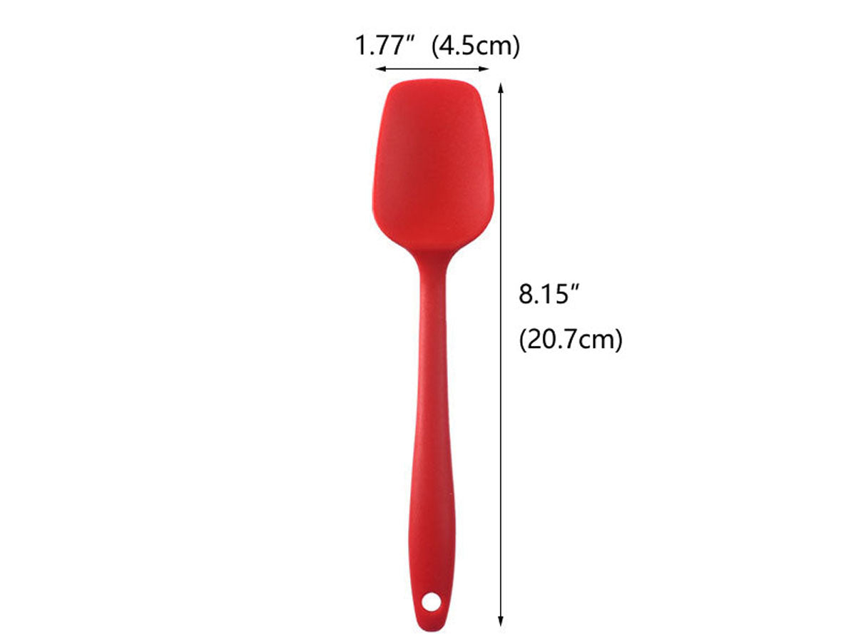 Webake Soft Touch Slip Resistant Rubber Silicone Spatula Spoon (8.15"x177")