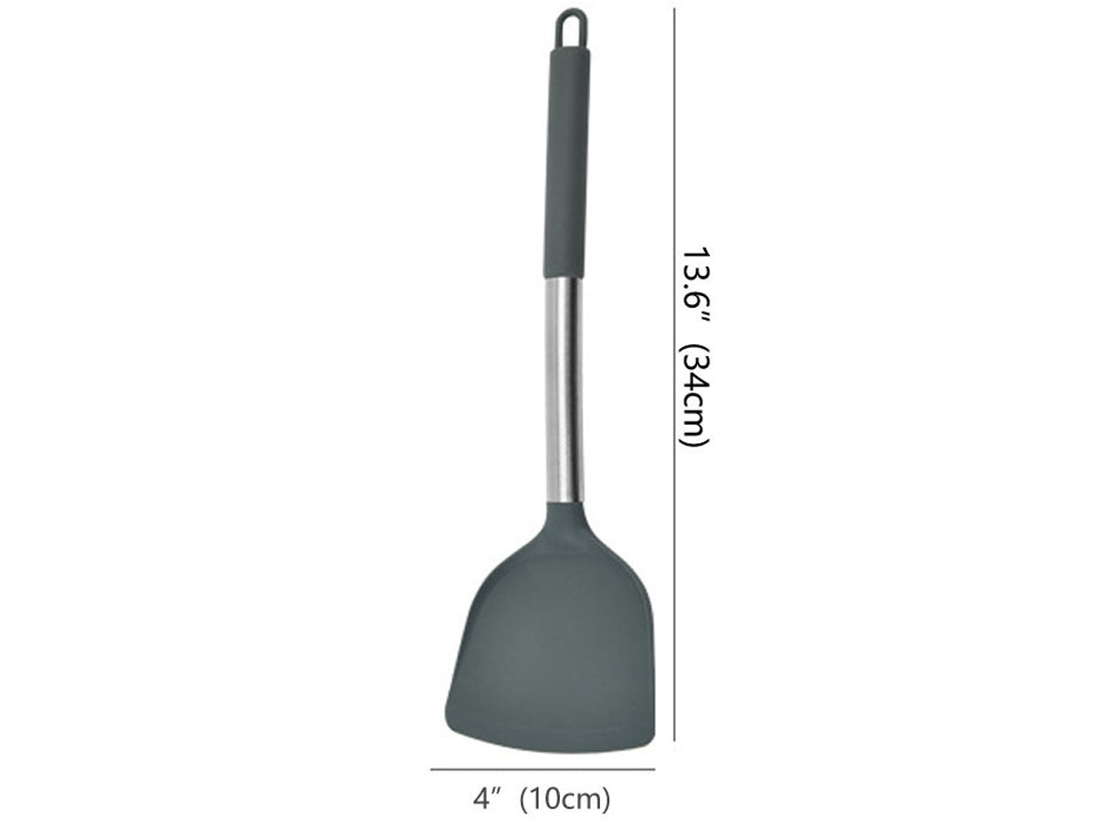 Webake Stainless Steel Handle Silicone Heat Resistance Cookware Utensils