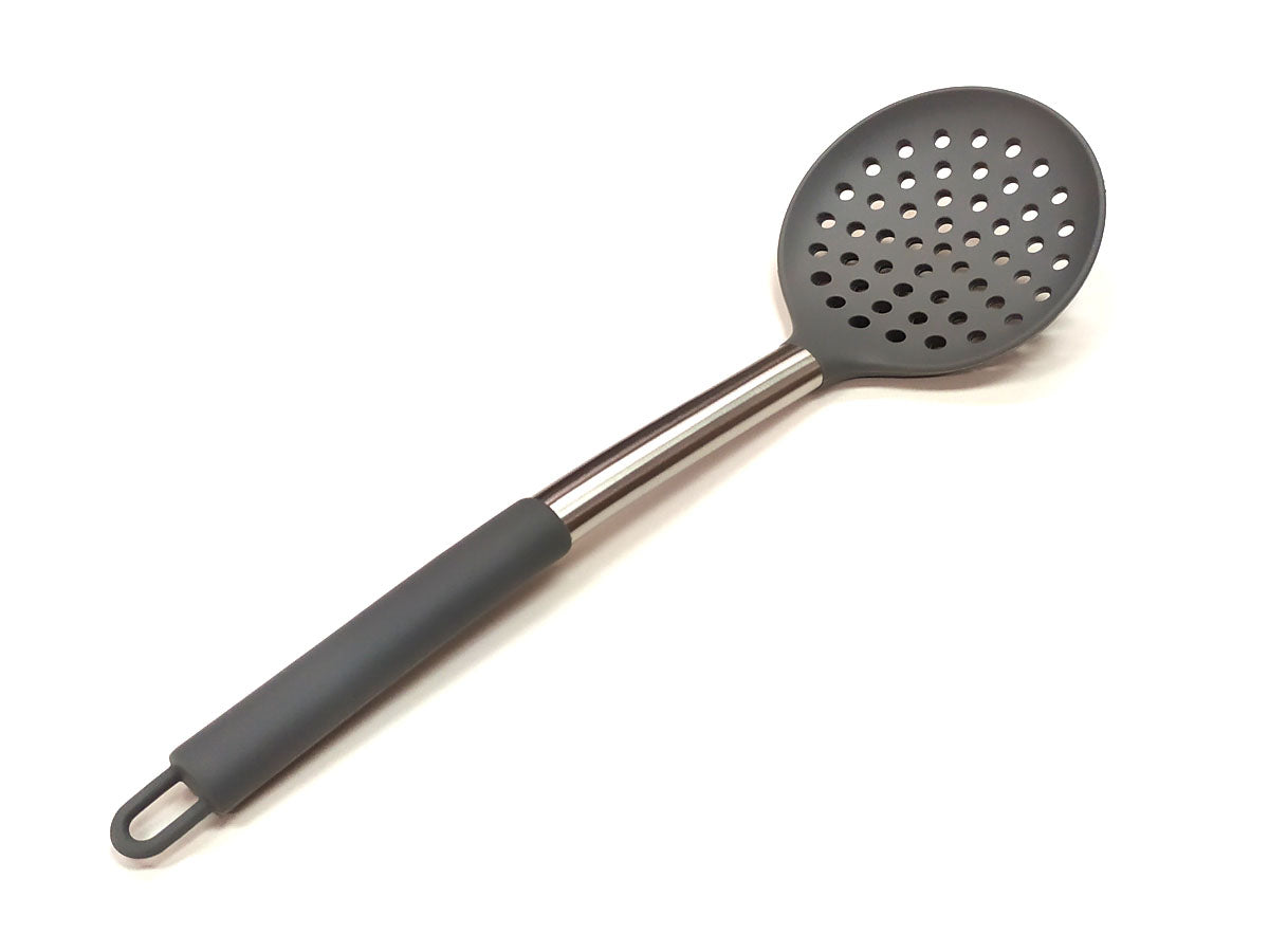 Webake Stainless Steel Handle Silicone Non Stick Cooking Slotted Spoon