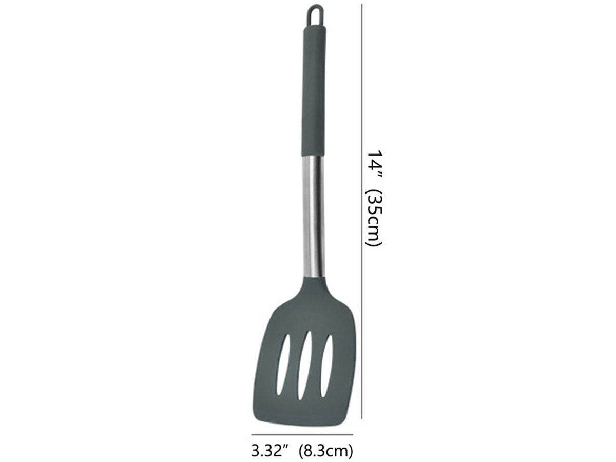 Webake Stainless Steel Handle Silicone Non Stick House Cooking Utensil