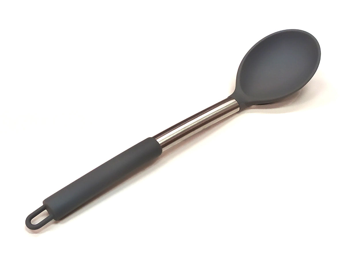 Webake Stainless Steel Handle Silicone Non Stick Kitchen Utensil Set With Holder