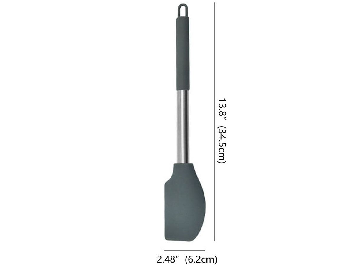 Webake Stainless Steel Handle Silicone Non Stick Kitchen Utensil Spatula
