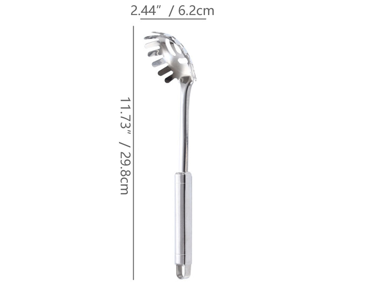 Webake Stainless Steel Polish Non Stick Kitchen Spaghetti Spoon