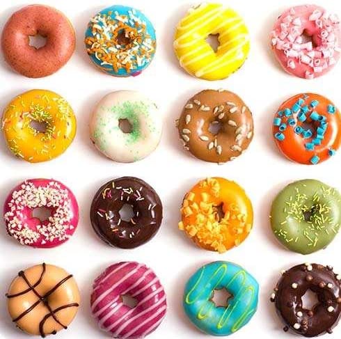 Webake non-stick mini donut tray 2.8 Inch 12-cavity doughnut pans
