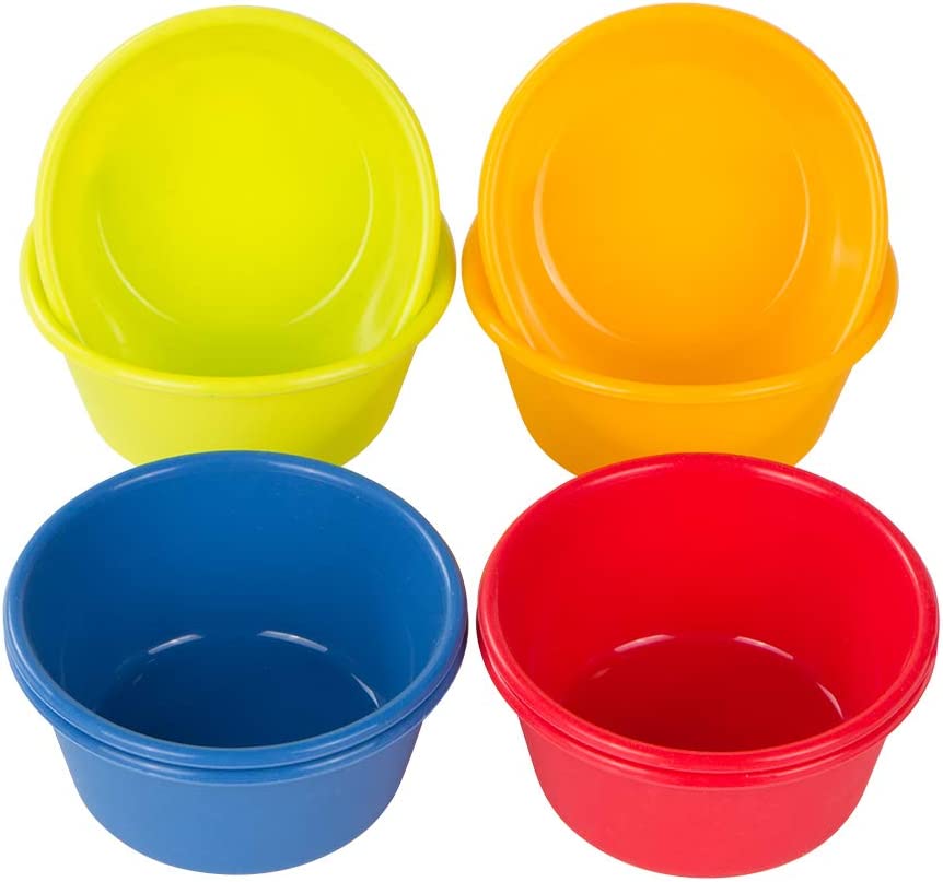 Webake silicone air fryer reusable 3.5 Inch mini cupcake mold,BPA free,set of 8