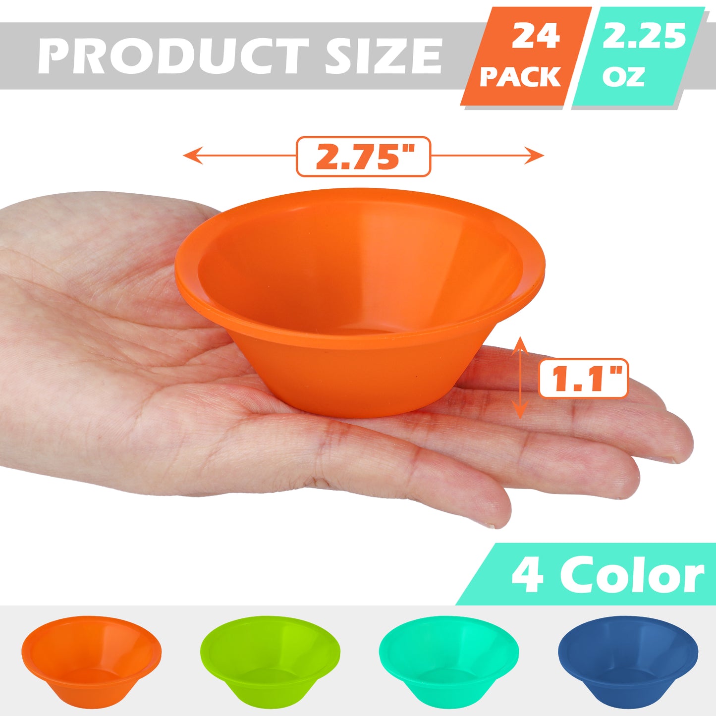 Webake 24 Pcs Platinum Silicone Puto Molder Filipino Medium-Size, 2.75" Reusable Puto Baking Cup for Steamer, BPA-Free & Non-Stick, Plastic Replacement Baking Cup, Great for Bite-Size Muffin, Tart