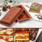 Webake Deep Chocolate Bar Molds 2 Pack Chocolate Mold Deep Large and Thick Silicone Chocolate Bar Molds Candy Mold